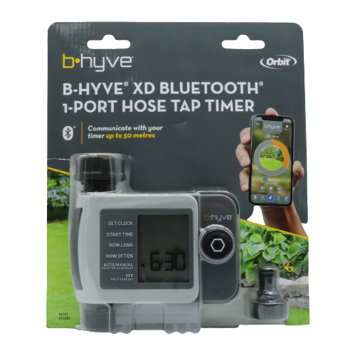 B-HYVE XD BLUETOOTH 4 OUTLET HOSE FAUCET TIMER for